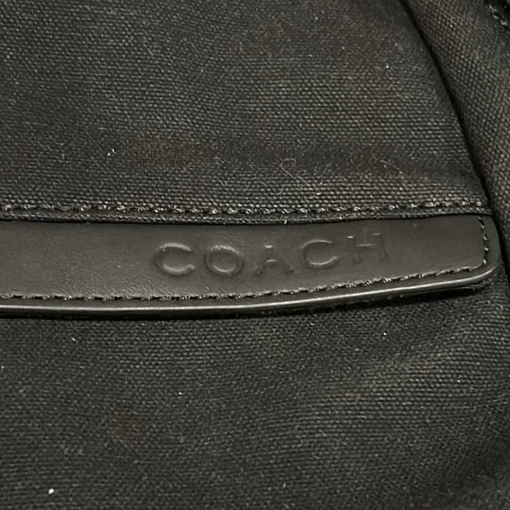 NWT Coach “CCV Utility Pack” Back Pack Black Genuine Leather & Canvas 19X12 - Picture 6 of 15